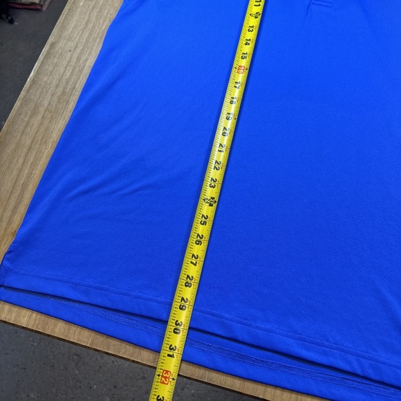 Donald Ross Short Sleeve Golf Polo Shirt Mens L Blue Casual Logo Performance - Picture 6 of 8